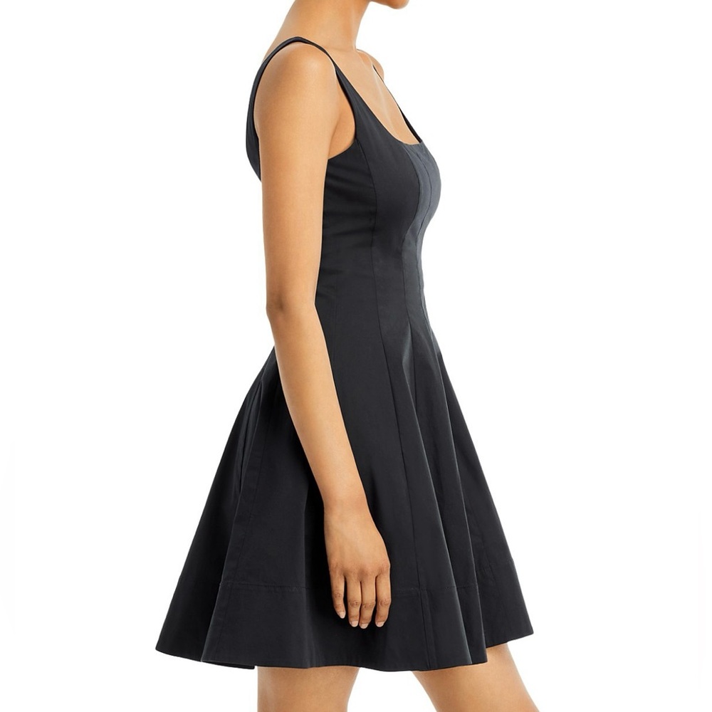 πΊπHPππΊ NWT Staud Mini Wells Dress Black - Picture 3 of 16